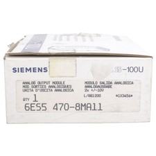 SIEMENS 6ES5470-8MA11 SIMATIC S5 ANALOG OUTPUT 470