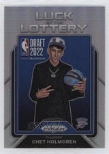 2022-23 Panini Prizm Luck of the Lottery Silver Prizm Chet Holmgren #13 15ej
