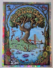 Grateful Dead 60th Foil Poster 2025 Signed & Numbered AE Mike Dubois 420 Giclée