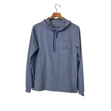 Vineyard Vines Lightweight Cotton Blend Blue Hoodie Size XS