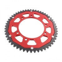 Kettenrad Alu Rot 53-ZäHne 420-Teilung FüR Derbi Senda 50 SM X-Race 2005-2011