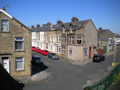 Foto 6x4 südliches Ende der Cross Street, Morecambe an seiner Kreuzung mit Bridg c2017