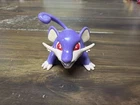 Tomy Pokémon Rattata Figure Vintage Purple PVC Toy Nintendo