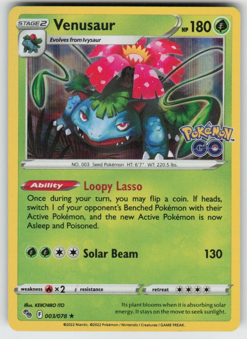 Venusaur Pokémon TCG Cards for sale | eBay