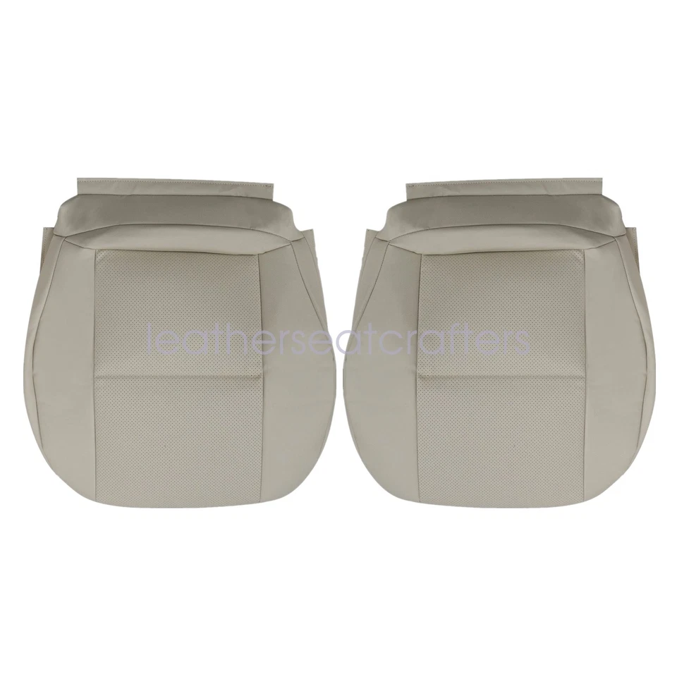 Se adapta a Mercedes Benz C250 C300 C350 2011 cubierta de asiento inferior delantera ambos lados color tostado Foto 3 de 4