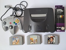 Nintendo 64 N64 Console Bundle with 1 Controller and 3 Games