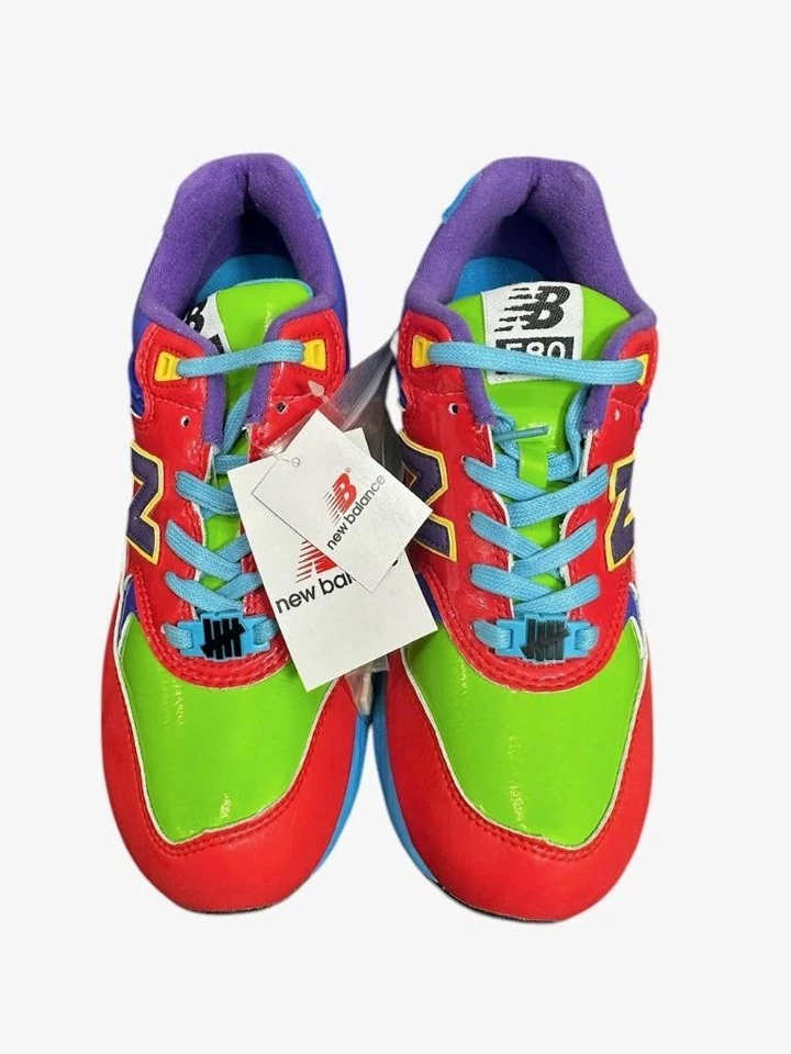 Very Rare NEW BALANCE Japan MT580 ERD Undefeated xStussy x Mad Hectic Enamel Red - Image 3 of 4