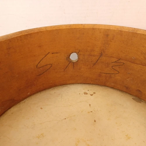 Vintage 13" Calfskin Snare Wood Drum Antique Unbranded - Picture 4 of 7