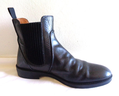 Marc by Marc Jacobs Street Smart 8 M Black Leather Ankle Bootie Boots 
