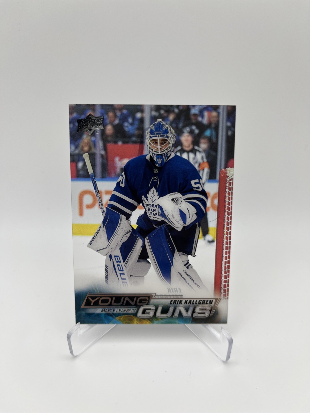 2022 UPPER DECK #208 ERIK KALLGREN CLEAR CUT YOUNG GUNS RC ROOKIE