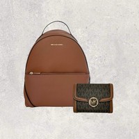 Michael Kors Mk Tasche Rucksack Portemonnaie Jet Set Sheila Leida Braun Neu