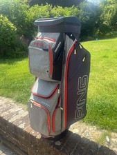 Ping Traverse 14-Way Cart Carry Navy Blue/Grey Golf Bag