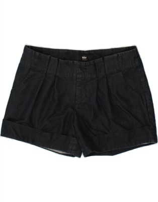 Mossimo Damen Hotpants US 6 Medium W30 schwarz Baumwolle BX60