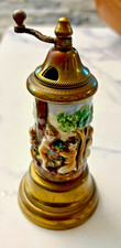 Vintage Porcelain Cherub Pepper Mill Music Box Reuge “Blue Danube” Movement