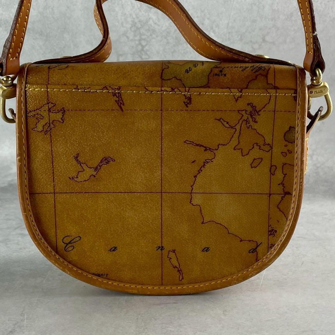 Prima Classe PVC Leather Map Pattern Shoulder Bag… - image 6