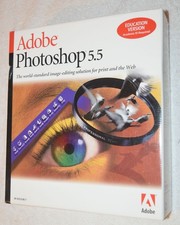 Adobe Photoshop 5.5 Graphic Design manuali sigillati - senza dischi software