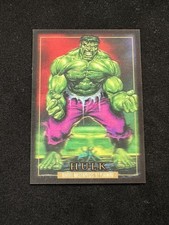 2024 Upper Deck Marvel Masterpieces '92 Platinum Lenticular #32 Hulk W662