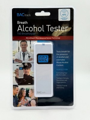 BacTrack Breath Alcohol Tester T60 Portable Breathalyzer and Advanced Sensor NEW