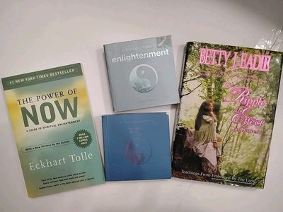 Spiritual Enlightening Zen Book Lot. Eckhart Tolle ,Ripple Effect Betty Eadie