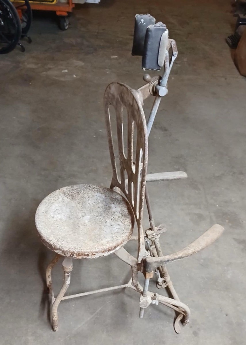 Antique Adjustable Dentist Chair 1800s | eBay