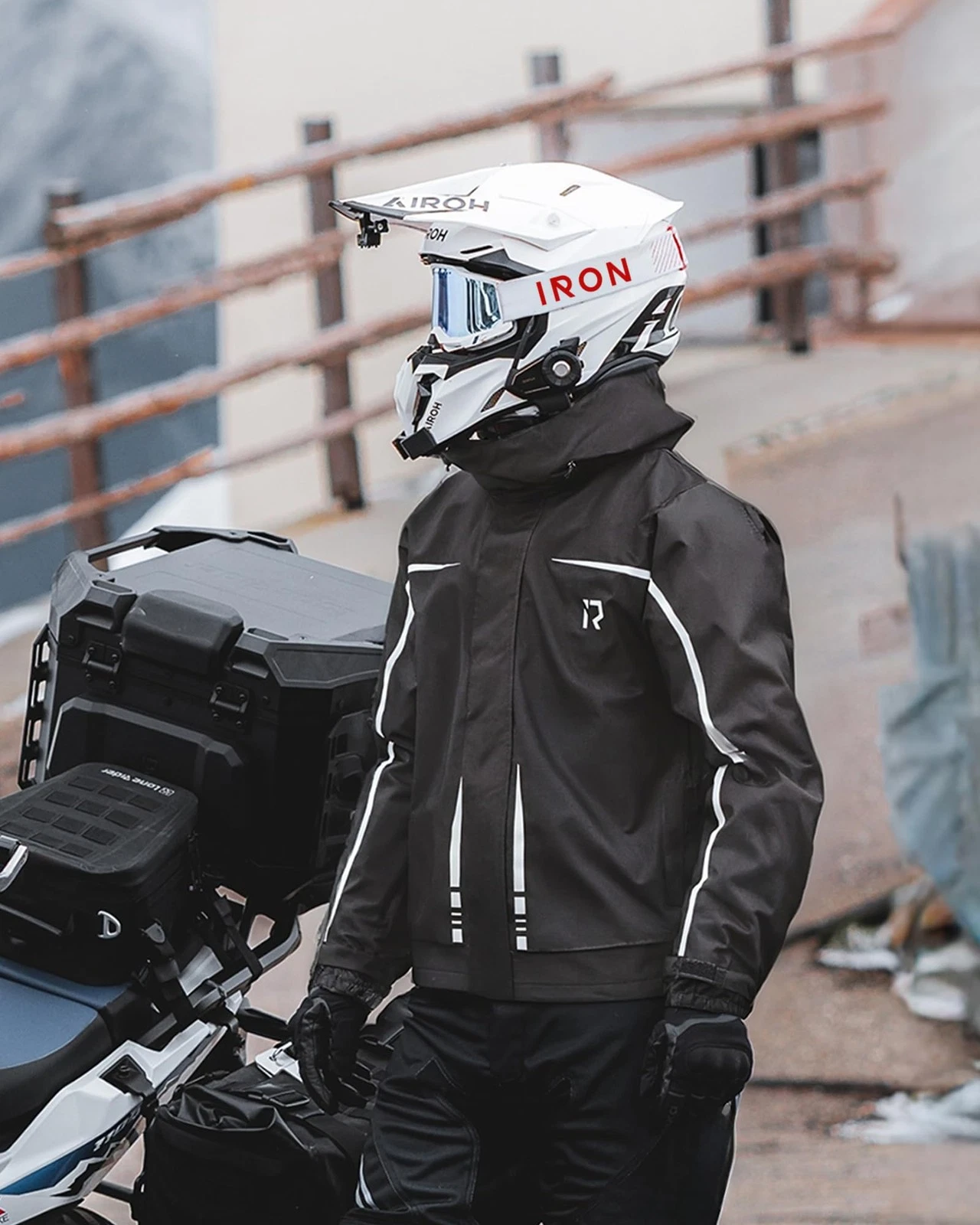 RIDEIRON Motorcycle Rain Gear for Men & Women, Waterproof Rain Suit - product detail image 8