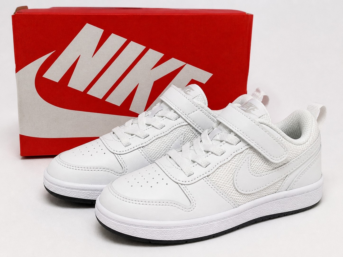 Nike Court Borough Low Recraft Triple White PS DV5457-106 Pr