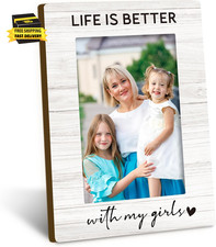 Mom Daughter 4X6 Picture Frame, Mother Gifts, Mom Mothers Day Birthday Gifts fro