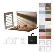 Food Photography Backdrops with Shadow Boards, 10Pcs Double-Sided Photo