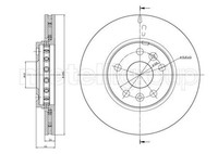 2X Metelli Bremsscheibe 23-1341C FüR MERCEDES-BENZ Passend FüR Nissan Renault