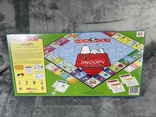Snoopy Monopoly It's A Dog's Life Collectors Edition New Factory Sealed - Picture 3 of 4
