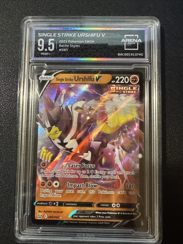 Single Strike Urshifu V 085/163 CGC 10 Pokemon 2021 Battle Styles
