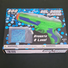 Gel Blaster Gun Manual Pistol 800 Mag Green/Blue/Gray/Orange w/ Gel Beads