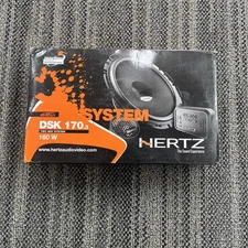 HERTZ DSK 170.3 CAR AUDIO 6.75" COMPONENT SPEAKERS MIDS TWEETERS CROSSOVERS NEW