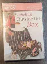 Sewing With Nancy Embellish Outside The Box 2012 DVD W/Vicki Tracy