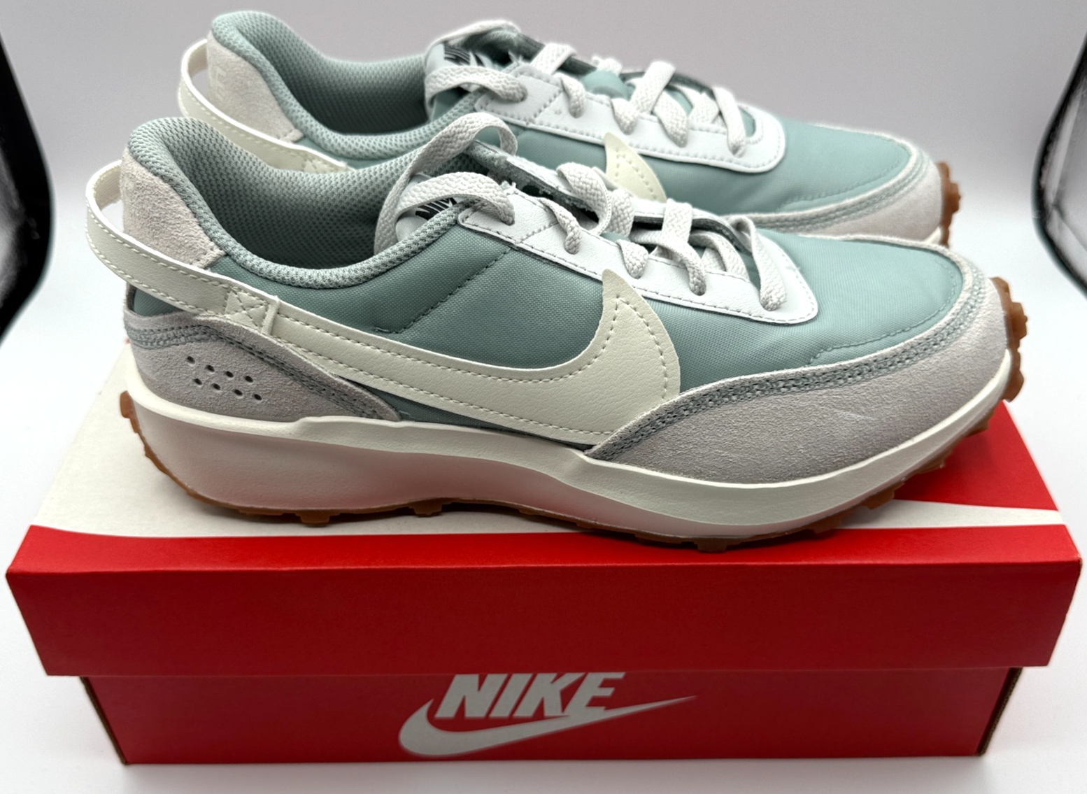 Nike Waffle Debut Shoes Womens Size 7 Blue Grey Athletic Sneakers DH9523 006