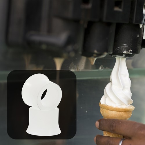 2 Piezas Máquina de Helados Fabricante de Anillos de Goma Anillos de Silicona Accesorios para Fabricantes - Imagen 5 de 12