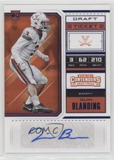 2018 Contenders Draft Picks College Ticket Blue Foil Quin Blanding #219 Auto g6p
