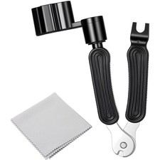 3-in-1 Guitar String Winder Cutter, Professional Bridge Pin Puller Acoustic a...
