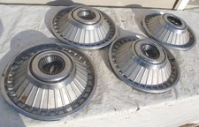 Set Of 4 Vintage Chevy Hubcaps