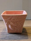 Vintage McCoy Salmon Color Pottery Vase