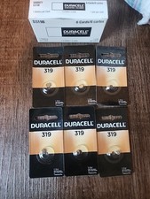 Duracell 319 Silver Oxide Battery for Watch/Electronic, 1.5 Volt 6 Pack -read