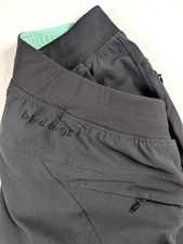 Birddogs Jogger Pants Mens Large Black Lined Athletic Performance Tapered