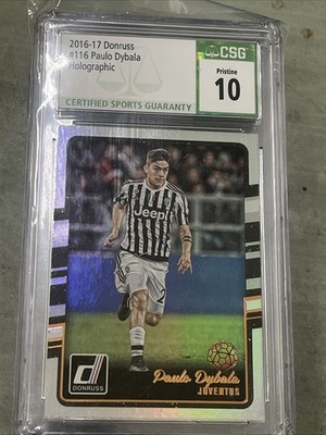 2016-17 Panini Donruss Holo Paulo Dybala #116 CSG 10 PRISTINE 