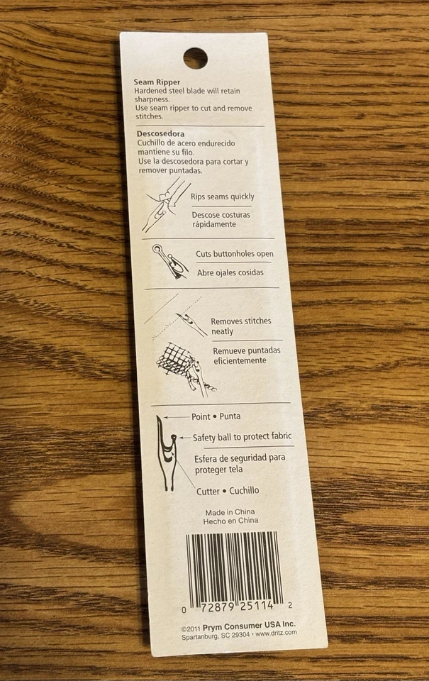 Desgarrador de costura Dritz #638 Deluxe con mango azul Foto 2 de 4