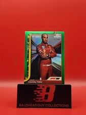2025 Topps Chrome F1 Lewis Hamilton Portrait TRUE Green Refractor /99