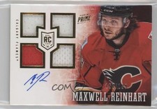 2013-14 Panini Prime Rookie Patch Auto 153/199 Max Reinhart #147 Patch Auto 6i4