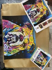 MasterPieces Jigsaw Puzzle; Bull Dog by Dean Russo; 300 EZ pieces with Poster