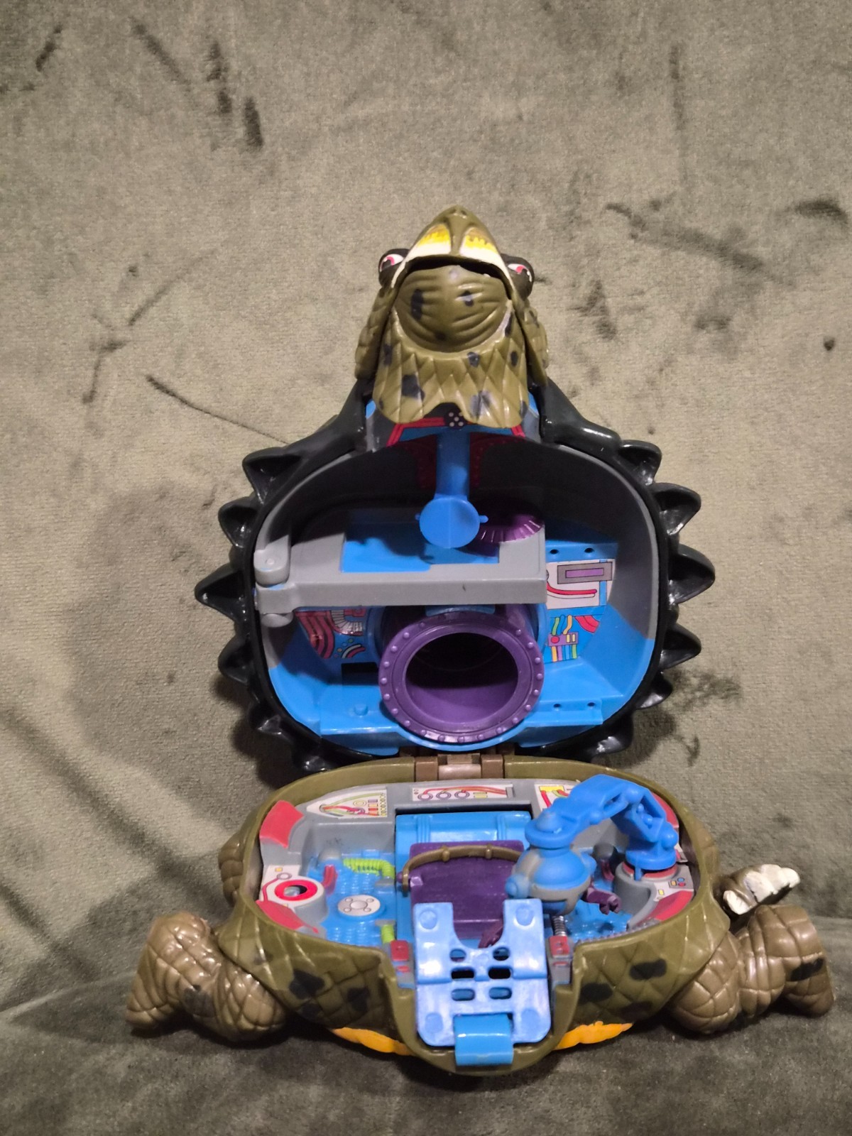 Vintage 1994 Teenage Mutant Ninja Turtle Mini Mutants Micro Playset
