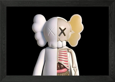 White Kaws Gerahmtes Wandbild Poster Leinwanddruck Bild