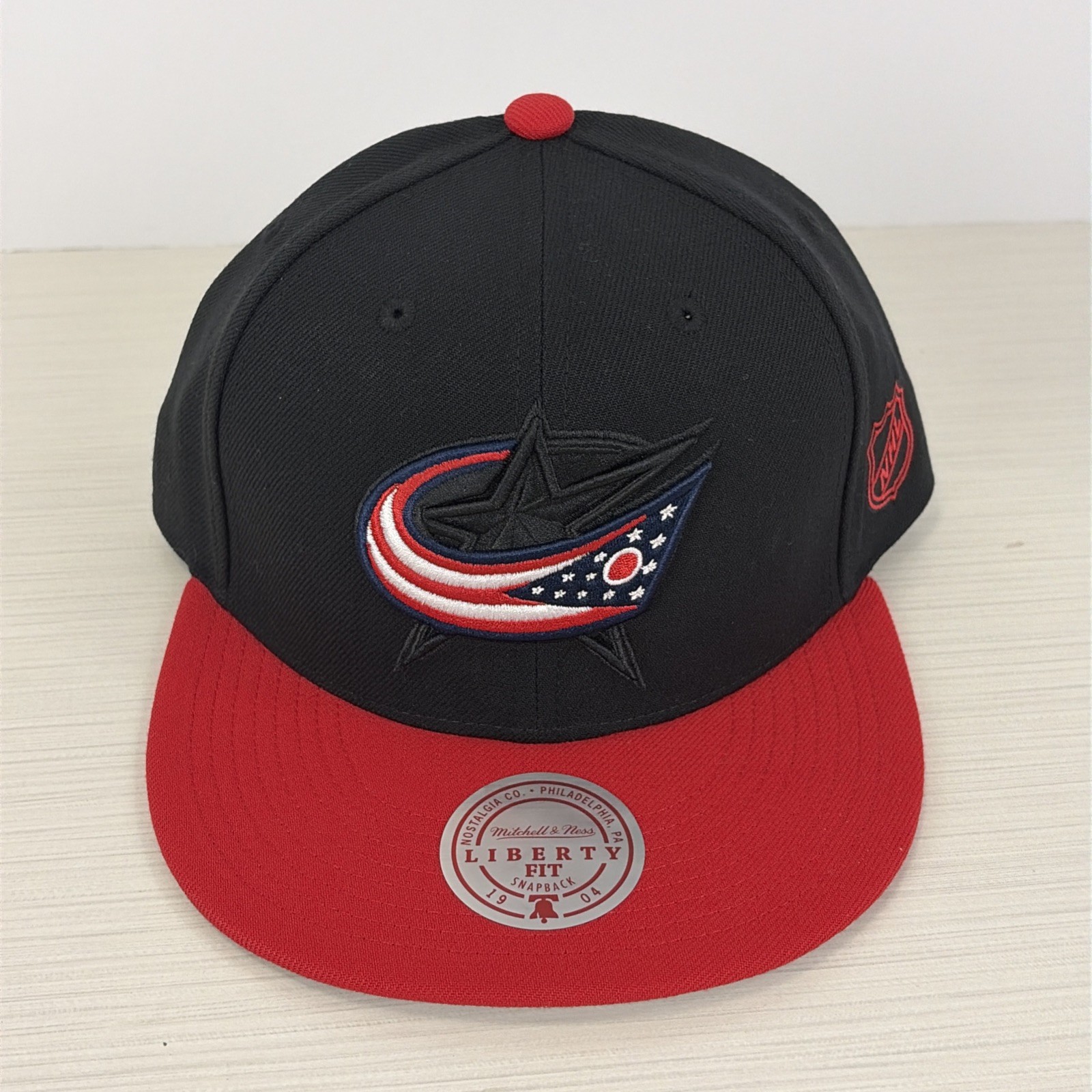 Mitchell & Ness Liberty Fit Nhl Snapback Hat 3d Logo Black